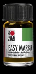 Marabu Mramorovací barva - Středně žlutá 15 ml - Barvy a tuše Marabu Mramorovací barva - Středně žlutá 15 ml