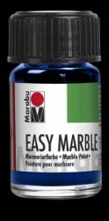 Marabu Mramorovací barva - Ultramarinově modrá 15 ml - Barvy a tuše Marabu Mramorovací barva - Ultramarinově modrá 15 ml