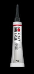 Marabu reliéfní pasta na sklo a porcelán/stříbrná 20 ml Marabu reliéfní pasta na sklo a porcelán/stříbrná 20 ml