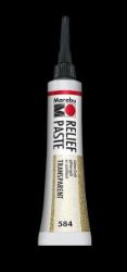 Marabu reliéfní pasta na sklo a porcelán/zlatý glitr 20 ml - Výtvarné potřeby Marabu reliéfní pasta na sklo a porcelán/zlatý glitr 20 ml