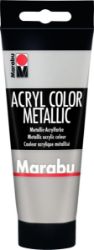 Marabu Acryl Color akrylová barva - stříbrná 100 ml Marabu Acryl Color akrylová barva - stříbrná 100 ml