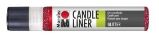 Marabu Candle Liner na svíčky - glitový červený 25 ml - Malování a kreslení Marabu Candle Liner na svíčky - glitový červený 25 ml