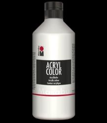 Marabu Acryl Color akrylová barva - bílá 500 ml Marabu Acryl Color akrylová barva - bílá 500 ml