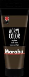 Marabu Acryl Color akrylová barva - tmavě hnědá 100 ml