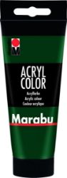 Marabu Acryl Color akrylová barva - tmavě zelená 100 ml - Barvy a tuše Marabu Acryl Color akrylová barva - tmavě zelená 100 ml