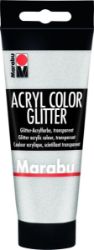 Marabu Acryl Color akrylová barva - stříbrná glitr 100 ml - Barvy a tuše Marabu Acryl Color akrylová barva - stříbrná glitr 100 ml