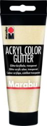 Marabu Acryl Color akrylová barva - zlatá glitr 100 ml - Barvy a tuše Marabu Acryl Color akrylová barva - zlatá glitr 100 ml