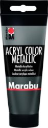 Marabu Acryl Color akrylová barva - antracit metalická 100 ml Marabu Acryl Color akrylová barva - antracit metalická 100 ml