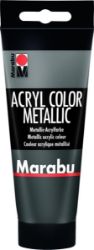 Marabu Acryl Color akrylová barva - antracit metalická 100 ml - Barvy a tuše Marabu Acryl Color akrylová barva - antracit metalická 100 ml