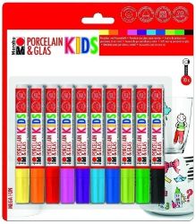 Marabu KiDS popisovač na porcelán a sklo 10 ks Marabu KiDS popisovač na porcelán a sklo 10 ks