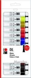 Marabu olejové barvy 12 x 12 ml Marabu olejové barvy 12 x 12 ml
