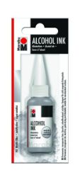 Marabu Alkoholový inkoust/stříbrný 20 ml - Náplně a inkousty Marabu Alkoholový inkoust/stříbrný 20 ml