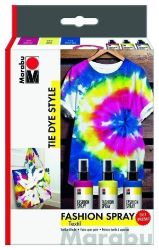 Marabu Sada barev na textil ve spreji - Tie Dye Style - Kreativní sady a materiály Marabu Sada barev na textil ve spreji - Tie Dye Style