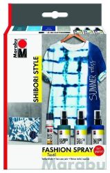 Marabu Sada barev na textil ve spreji - Shibori Style Marabu Sada barev na textil ve spreji - Shibori Style