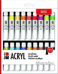 Marabu akrylová barva sada 18 x 12 ml Marabu akrylová barva sada 18 x 12 ml