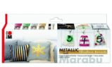 Marabu sada metalických barev na textil