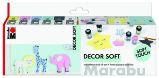 Marabu Decor soft akrylová sada 6 x 15 ml - Fixy Marabu Decor soft akrylová sada 6 x 15 ml