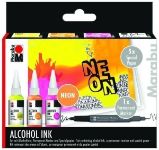 Marabu Sada alkoholových inkoustů - Neon Marabu Sada alkoholových inkoustů - Neon
