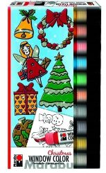 Marabu Sada slupovacích barev KiDS Christmas Window Color 10 x 25 ml Marabu Sada slupovacích barev KiDS Christmas Window Color 10 x 25 ml