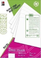 Marabu Green Sada papírů A4 White recykl - Papíry a čtvrtky Marabu Green Sada papírů A4 White recykl