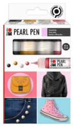 Marabu Pearl Pen Sada Tekutých perel 4 x 25 ml - Barvy a tuše Marabu Pearl Pen Sada Tekutých perel 4 x 25 ml