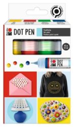 Marabu Dot Pen Sada Tekutých perel 4 x 25 ml - Barvy a tuše Marabu Dot Pen Sada Tekutých perel 4 x 25 ml