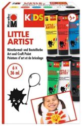 Marabu KiDS Little Artist sada akrylových barev - 6 x 36 ml Marabu KiDS Little Artist sada akrylových barev - 6 x 36 ml