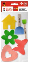 Marabu KiDS Sponge set (4x razítkovací houbička, 2x pěnový štětec) Marabu KiDS Sponge set (4x razítkovací houbička, 2x pěnový štětec)