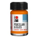 Marabu Porcelain & Glass Glossy, orange 013, 15 ml