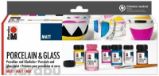 Marabu Porcelain & Glass starter set - Matt 6 x 15ml - Kreativní sady a materiály Marabu Porcelain & Glass starter set - Matt 6 x 15ml