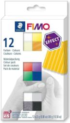 FIMO sada 12 barev x 25 g - Efekt FIMO sada 12 barev x 25 g - Efekt