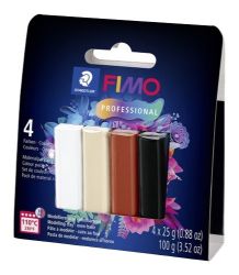 FIMO Professional sada 4 barvy 25 g natural colours - Modelování FIMO Professional sada 4 barvy 25 g natural colours