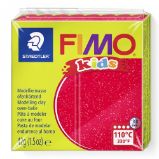FIMO Kids 42g - dětská modelovací hmota červená se třpytkami - Modelování FIMO Kids 42g - dětská modelovací hmota červená se třpytkami
