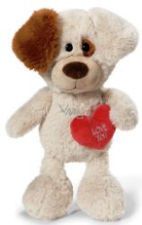 Pes "Love you" 25cm plyš Pes "Love you" 25cm plyš