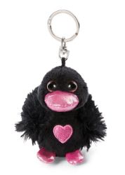 NICI klíčenka plyšová Love Černá labuť 8 cm NICI klíčenka plyšová Love Černá labuť 8 cm