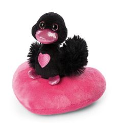 NICI plyšák Love Černá labuť se srdíčkem 10 cm NICI plyšák Love Černá labuť se srdíčkem 10 cm