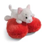 NICI plyš Love Kočička roztomilá ležící srdce 13 cm NICI plyš Love Kočička roztomilá ležící srdce 13 cm