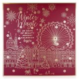 Adventní kalendář WINTER MAGIC BORDEAUX ve čtvercové krabičce - Adventní kalendáře Adventní kalendář WINTER MAGIC BORDEAUX ve čtvercové krabičce