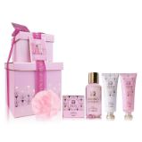 Koupelový set ESSENCE OF BEAUTY ve skládaných opakovaně použitelných dárkových krabičkách Koupelový set ESSENCE OF BEAUTY ve skládaných opakovaně použitelných dárkových krabičkách
