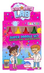 Pastelky do vany KOOLKIDZ v dárkové krabičce Jablko 4 barvy 5g