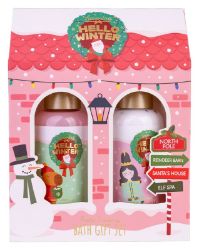 Koupelová sada Hello Winter Brusinka 2x100ml - Dárkové předměty Koupelová sada Hello Winter Brusinka 2x100ml
