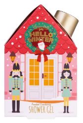 Sprchový gel Hello Winter růžový Brusinka 50ml - Dárkové předměty Sprchový gel Hello Winter růžový Brusinka 50ml