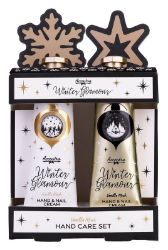 Sada péče o ruce Winter Glamour s pilníkem na nehty Vanilka a pižmo 2x30ml - Dárkové předměty Sada péče o ruce Winter Glamour s pilníkem na nehty Vanilka a pižmo 2x30ml