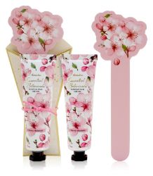 Set péče o ruce ESSENTIAL BOTANICS s pilníkem Třešňový květ 30ml