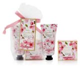 Set péče o ruce ESSENTIAL BOTANICALS organza Třešňový květ 20ml+25g