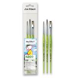 Sada štětců da Vinci Fit Synthetics - 8+4+8