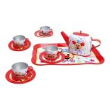 Dětský čajový set/červený Dětský čajový set/červený