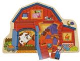 Dřevěné puzzle - Farma