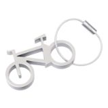 Troika klíčenka a otevírák lahví - kolo (kovová, stříbrná) - Peněženky a klíčenky pro školáky a studenty Troika klíčenka a otevírák lahví - kolo, kovová , stříbrná