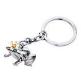 Troika klíčenka - žabka s korunkou "Frog King" (kovová, mix barev) Troika klíčenka - žabka s korunkou "Frog King" (kovová, mix barev)